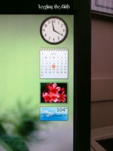 Phone Shot of Desk Screen