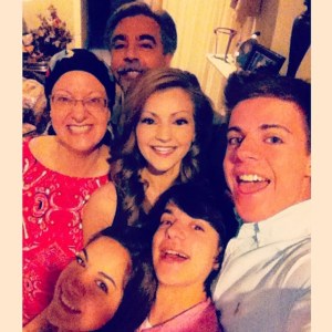 Pea Family Easter Selfie